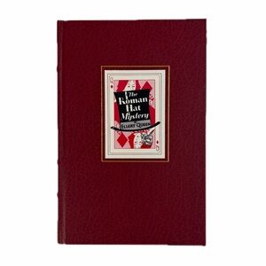 Red Hat Mystery by Ellery Queen Hardcover Book 1st Edition Gold Gilt